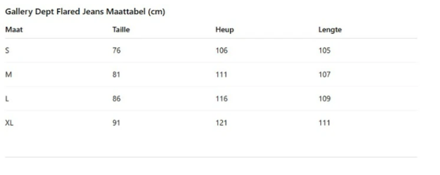 Galerry dept flared jeans