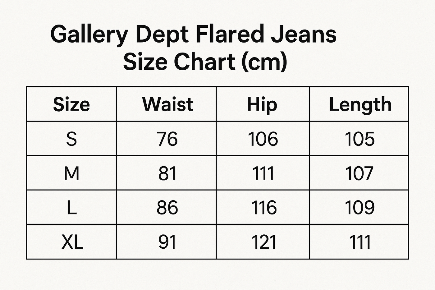 Galerry dept flared jeans